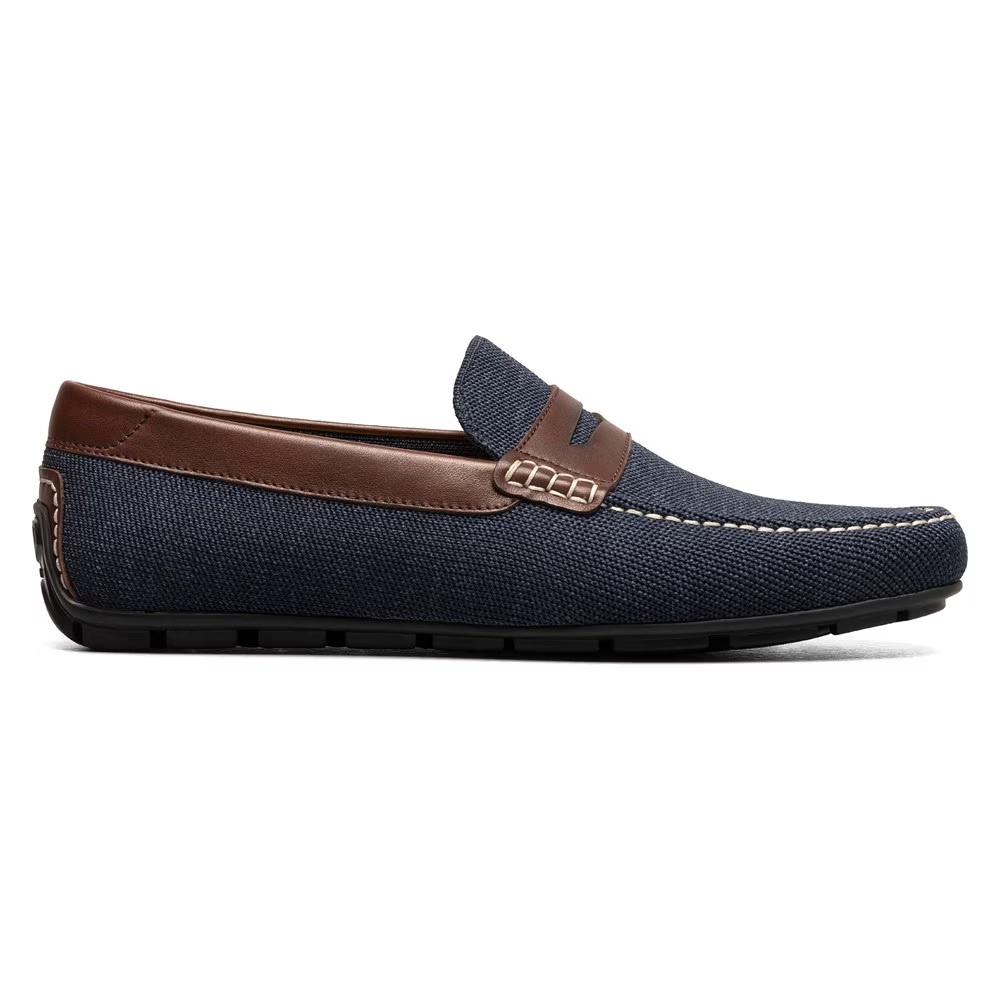 Мотовязаные мокасины с пенни-носком Florsheim, мультиколор — фото 2