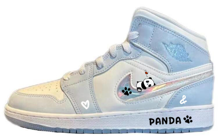 

Jordan Air Jordan 1 винтажные баскетбольные кроссовки женские, Blue