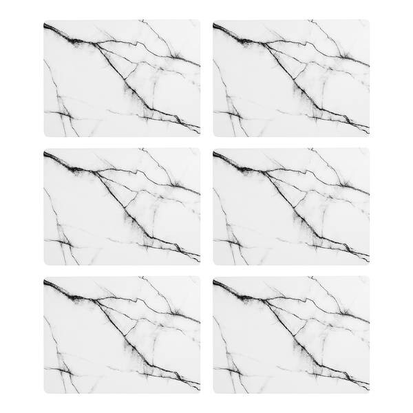 

Подставка для столовых приборов BUTLERS RETRO WAVE 6 шт Marmor-Optik, 30x0,3x40 см, белый