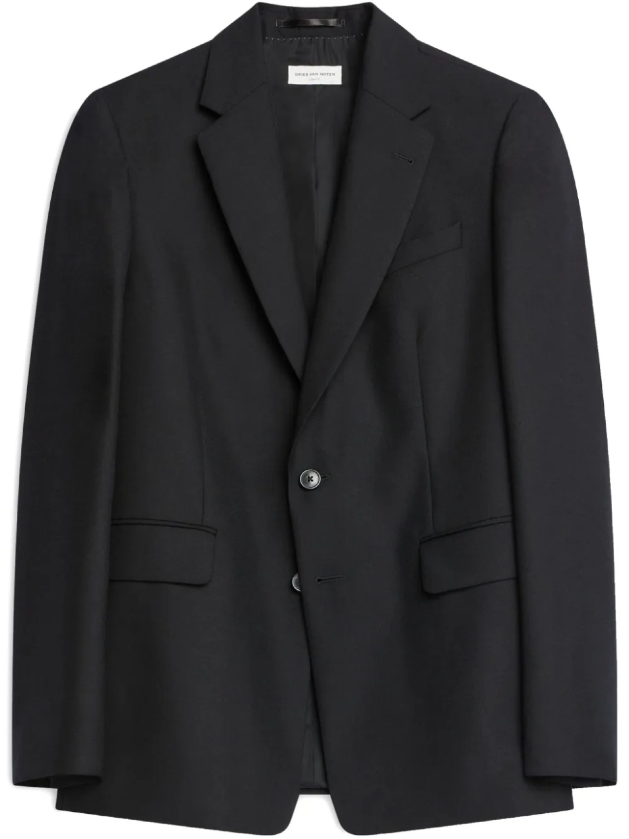 

DRIES VAN NOTEN пиджак узкого кроя, черный