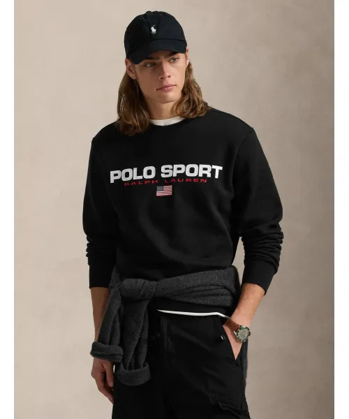 

Толстовка Regular fit Polo Ralph Lauren, черный