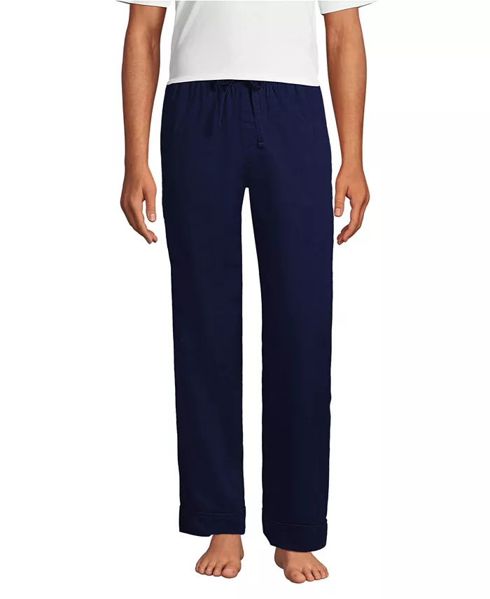 

Мужские базовые пижамные брюки Lands' End, синий