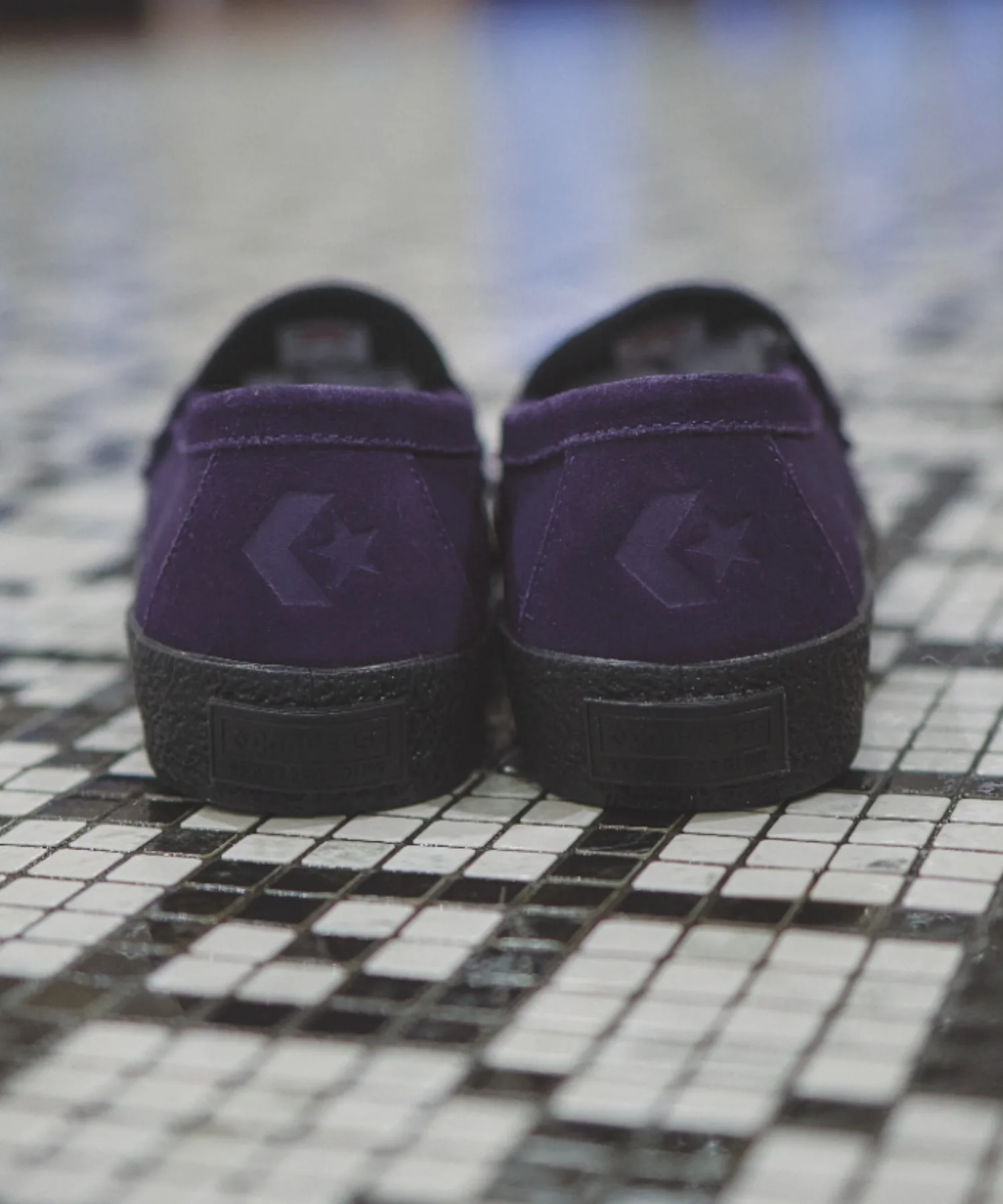 Унисекс кеды-лоферы из замши CS LOAFER II SK CONVERSE фиолетовые — фото 4