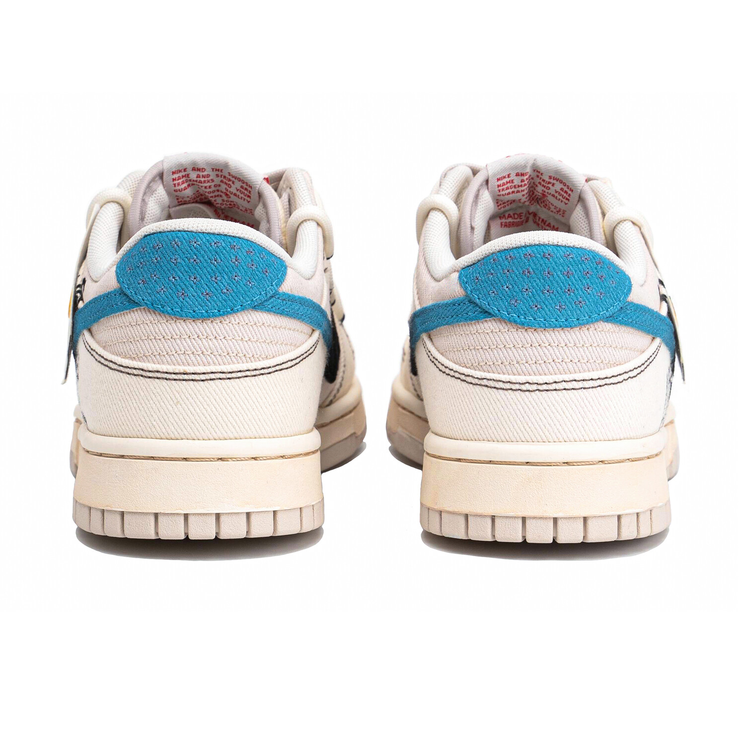 

Кроссовки Nike Dunk Skateboard Shoes Unisex Low-Top Beige Blue