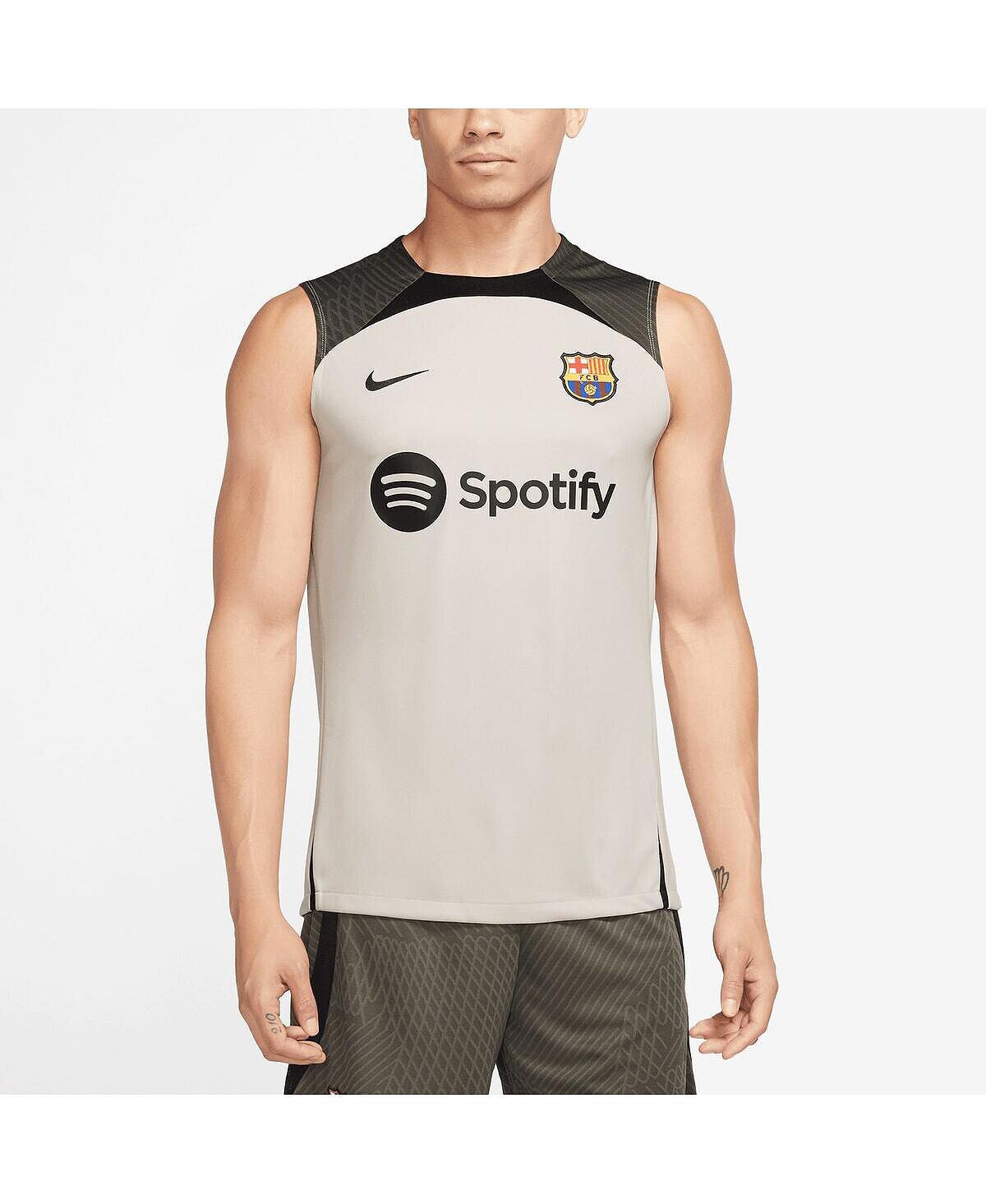

Мужская коричневая майка Strike Barcelona 2023/24 Nike