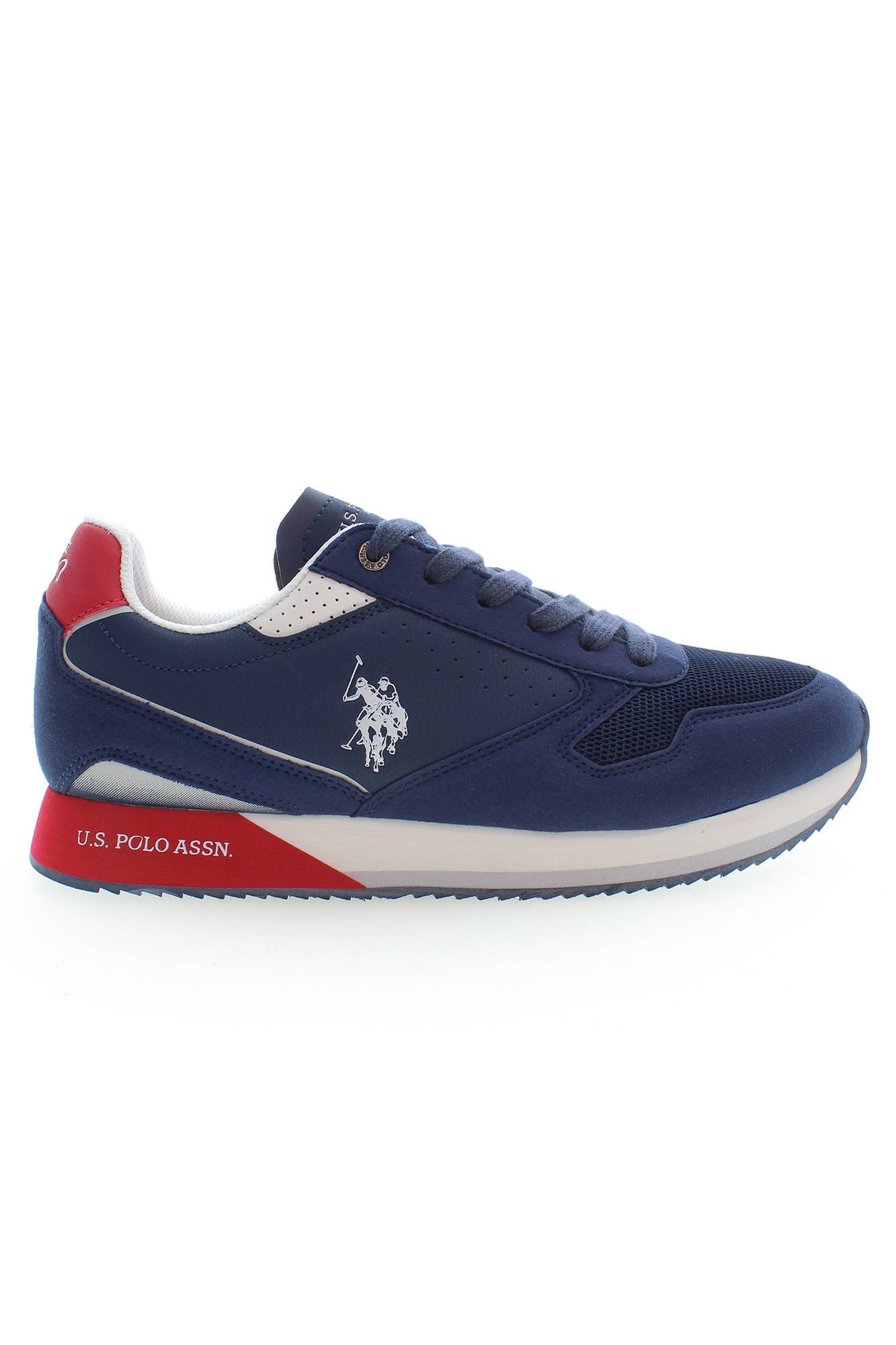 

Синие мужские кроссовки из полиэстера U.S. Polo Assn.