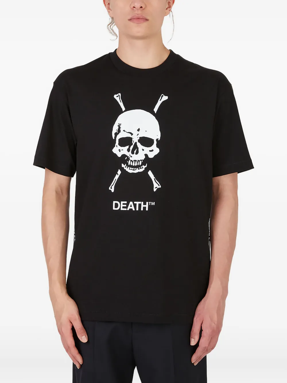 

Футболка с принтом черепа Death Cigarettes, черный