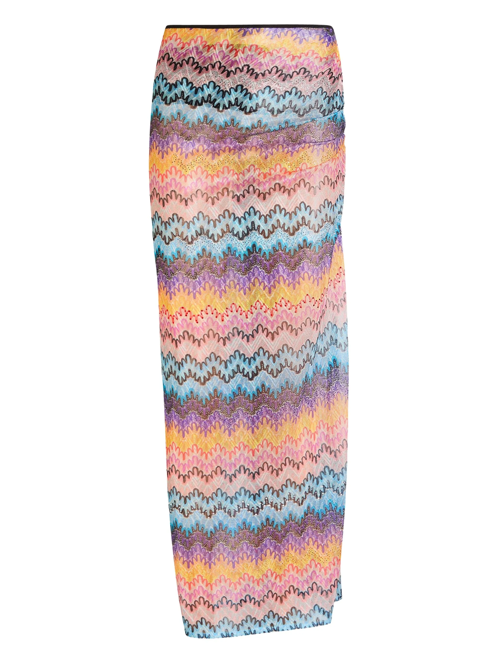 

Кружевная юбка макси с узором зигзаг Missoni, желтый