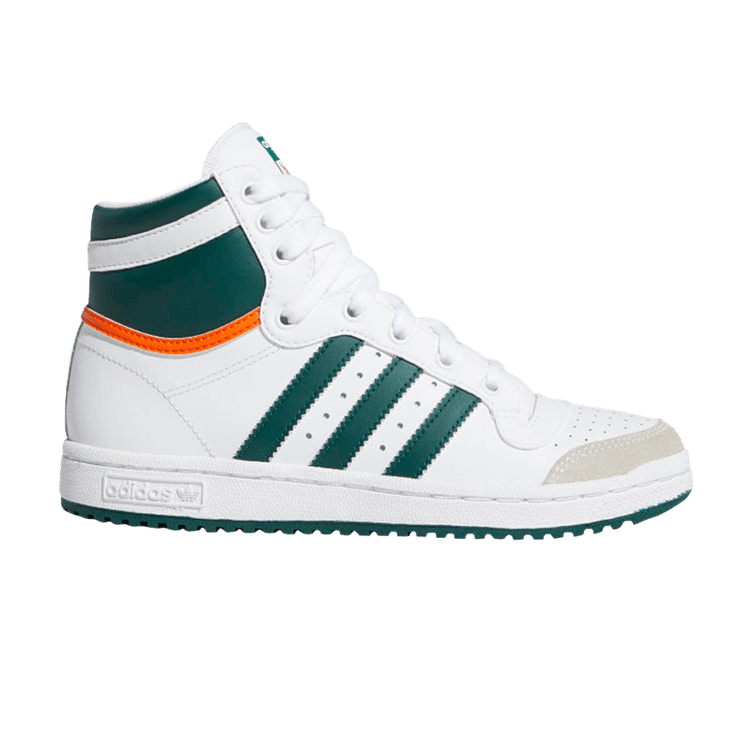 

Кроссовки adidas Top Ten High J 'White Collegiate Green', белый