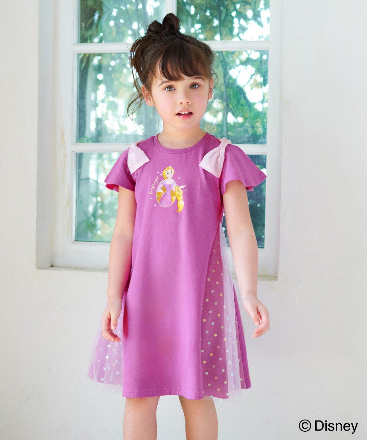 Платье, сшитое из лоскутков ANY KIDS, Lavender (Rapunzel) [082]