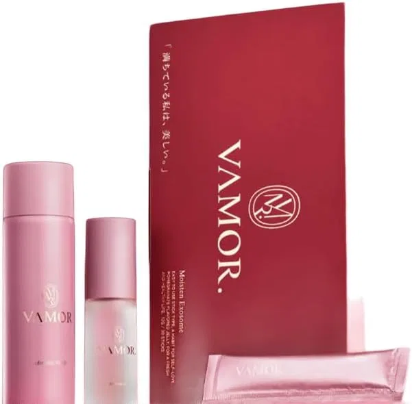 Набор для ухода за кожей VAMOR Perfect Set: Beauty Jelly 30 пакетиков, Femme Oil 30 мл, Carbonated Wash 100 г