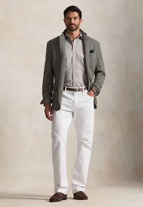Рубашка оксфорд Polo Ralph Lauren Big & Tall, мускатный коричневый — фото 2