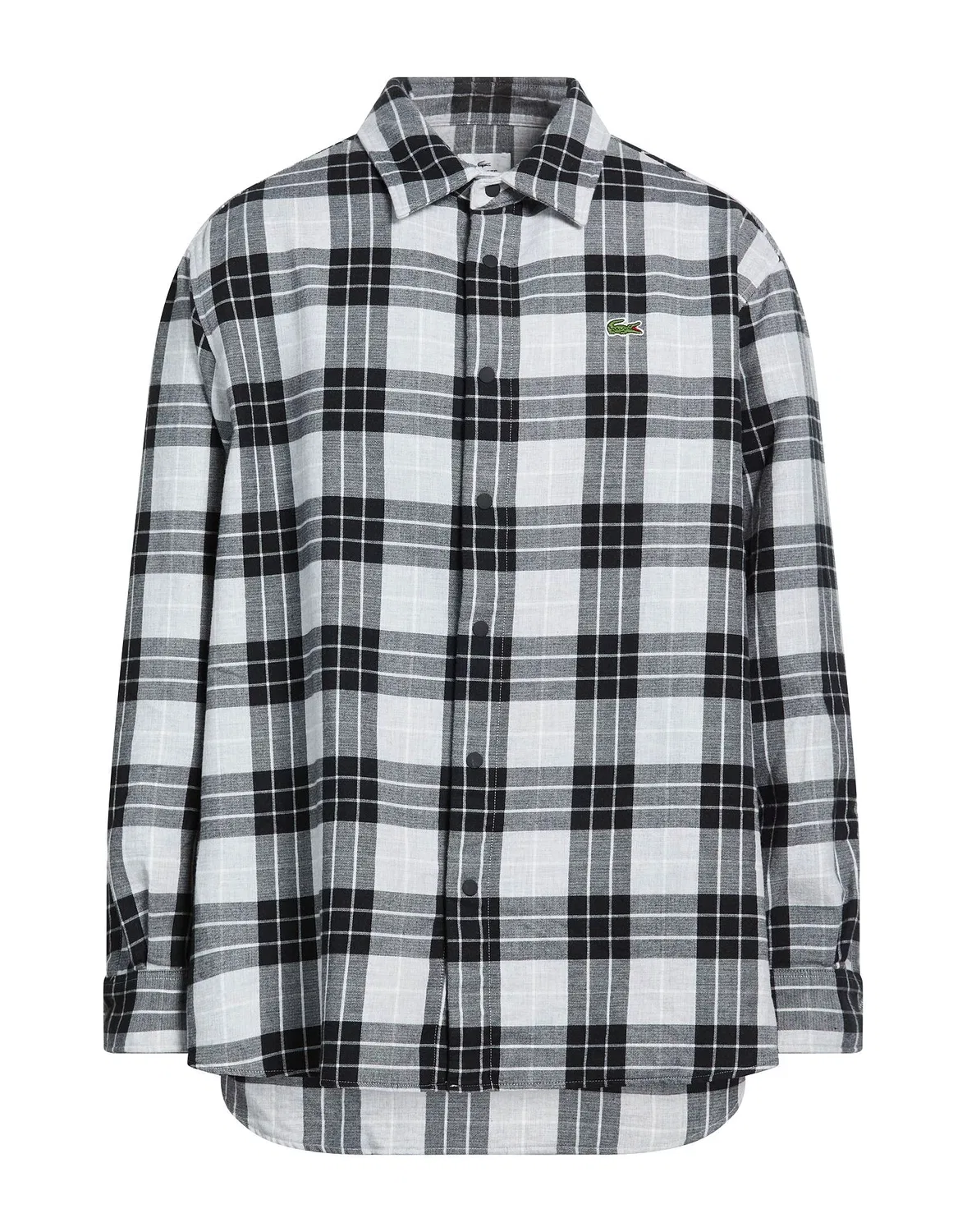 Рубашка фланелевая Lacoste мужская серый