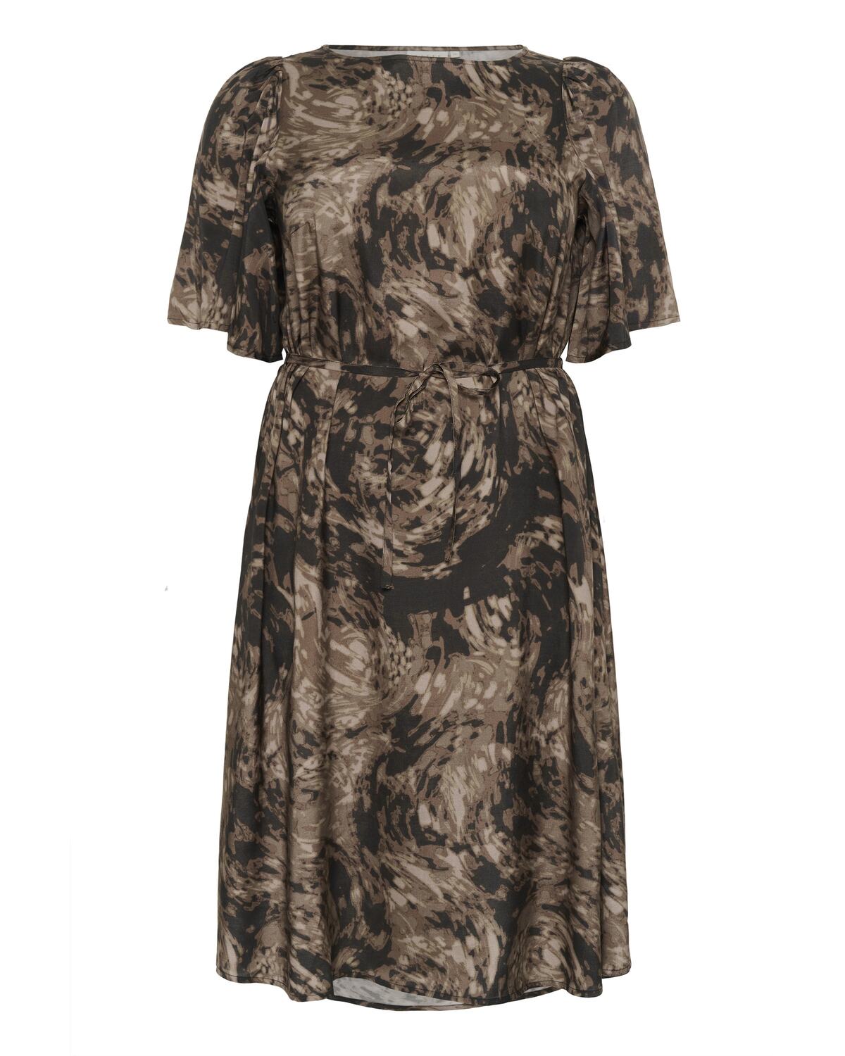 

KAFFE CURVE Платье 'Jamia' в цвете Brown, Light Brown