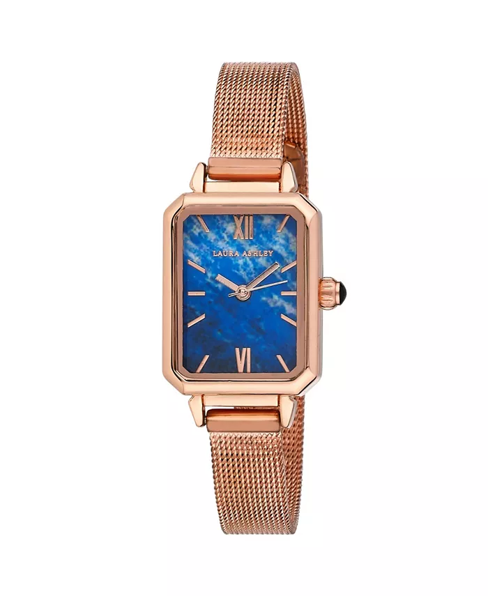 

Женские часы Lapis Dial с позолоченным браслетом из металлической сетки 22 мм Laura Ashley