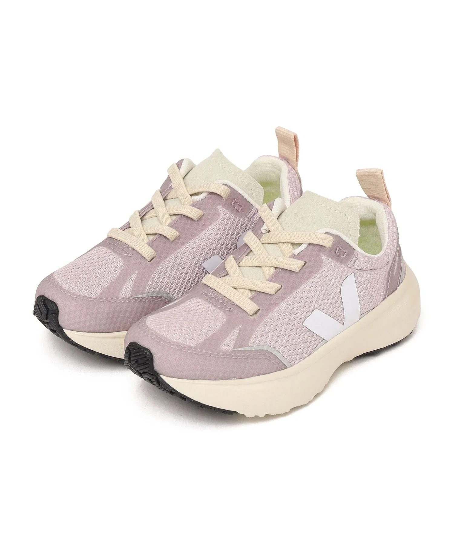 Детские кроссовки VEJA CANARY ALVEOMESH PARME WHITE