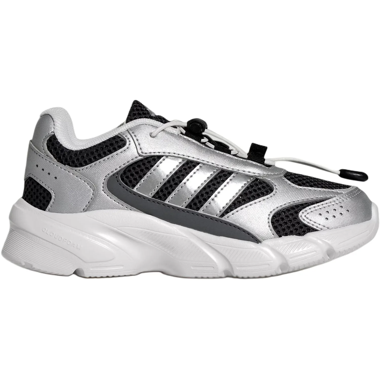 Adidas CRAZYCHAOS 2000 Fabric низкие детские повседневные кроссовки silver black — фото 3