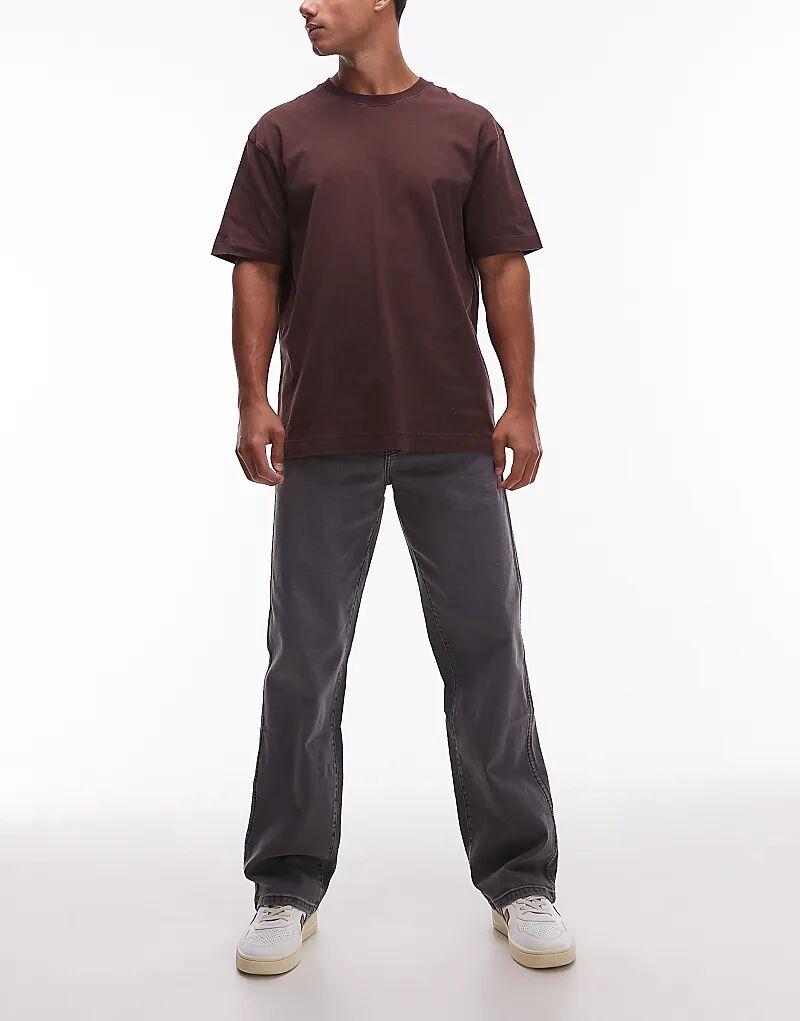 

Джинсы Wrangler свободного прямого кроя черного цвета