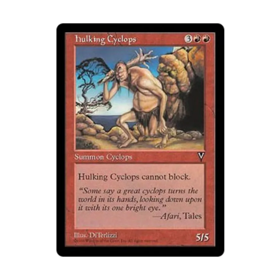

CCG Неповоротливый Циклоп (U), MTG - Visions