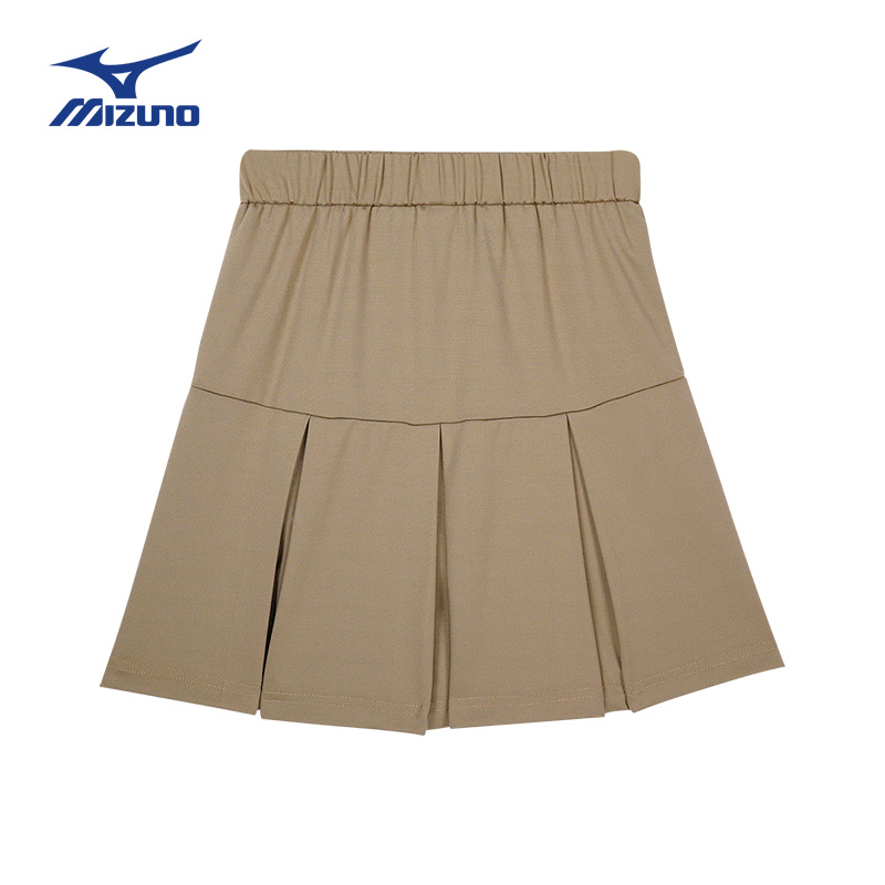Однотонная юбка летняя для детей Mizuno, Taupe — фото 3