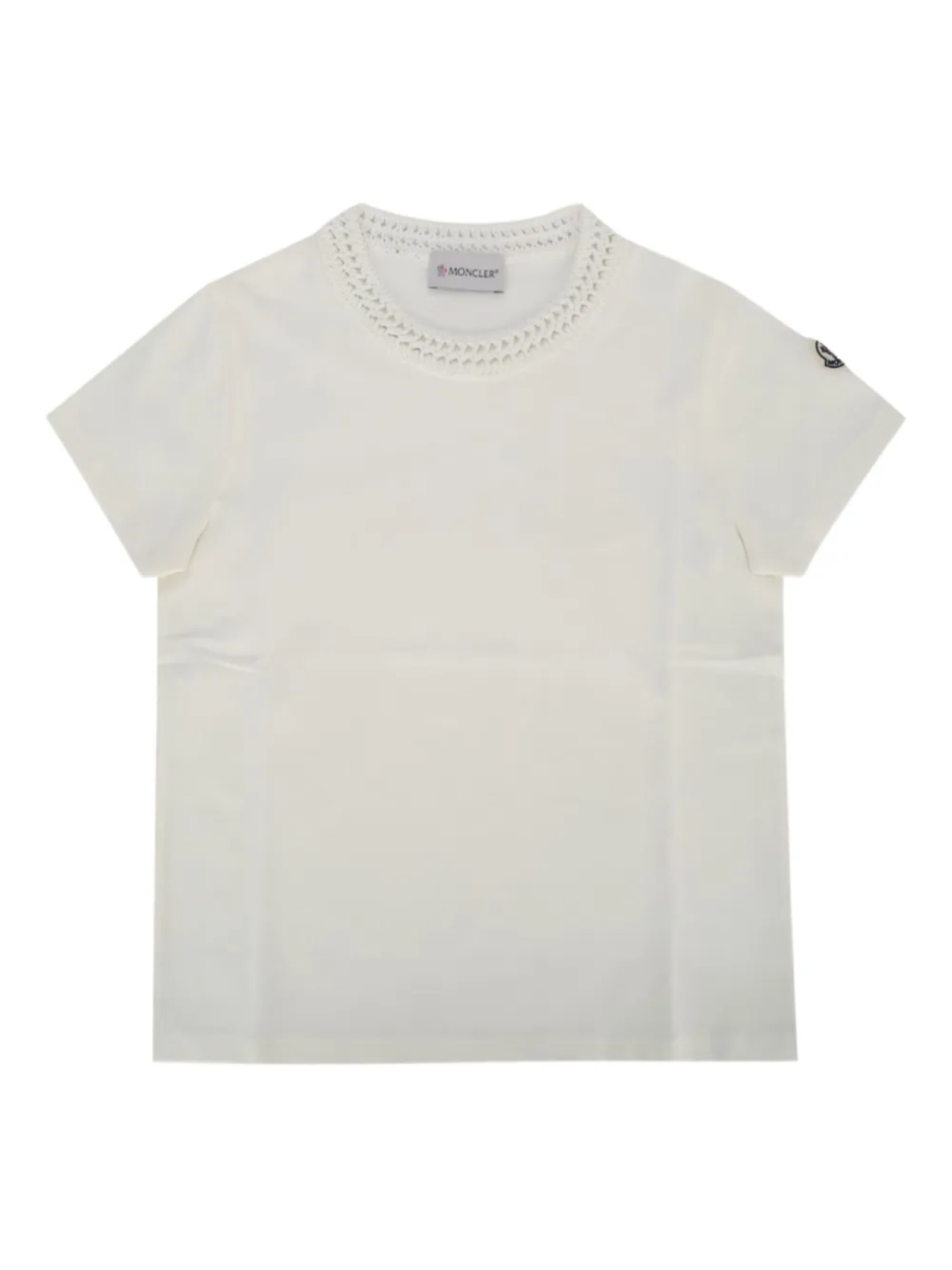 

Футболка из хлопка Moncler Enfant, нейтральный
