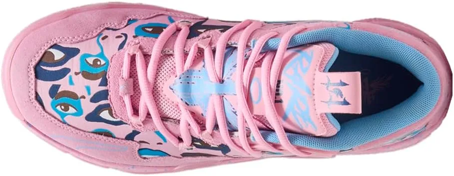 Кроссовки Puma MB.03 Kid Super - Men (Pink/Pink/Blue), розовый — фото 4