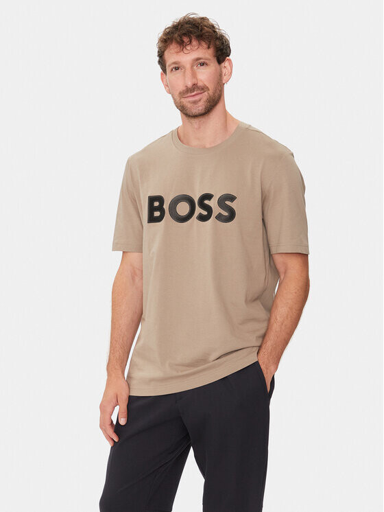 

Футболка стандартного кроя Boss, зеленый