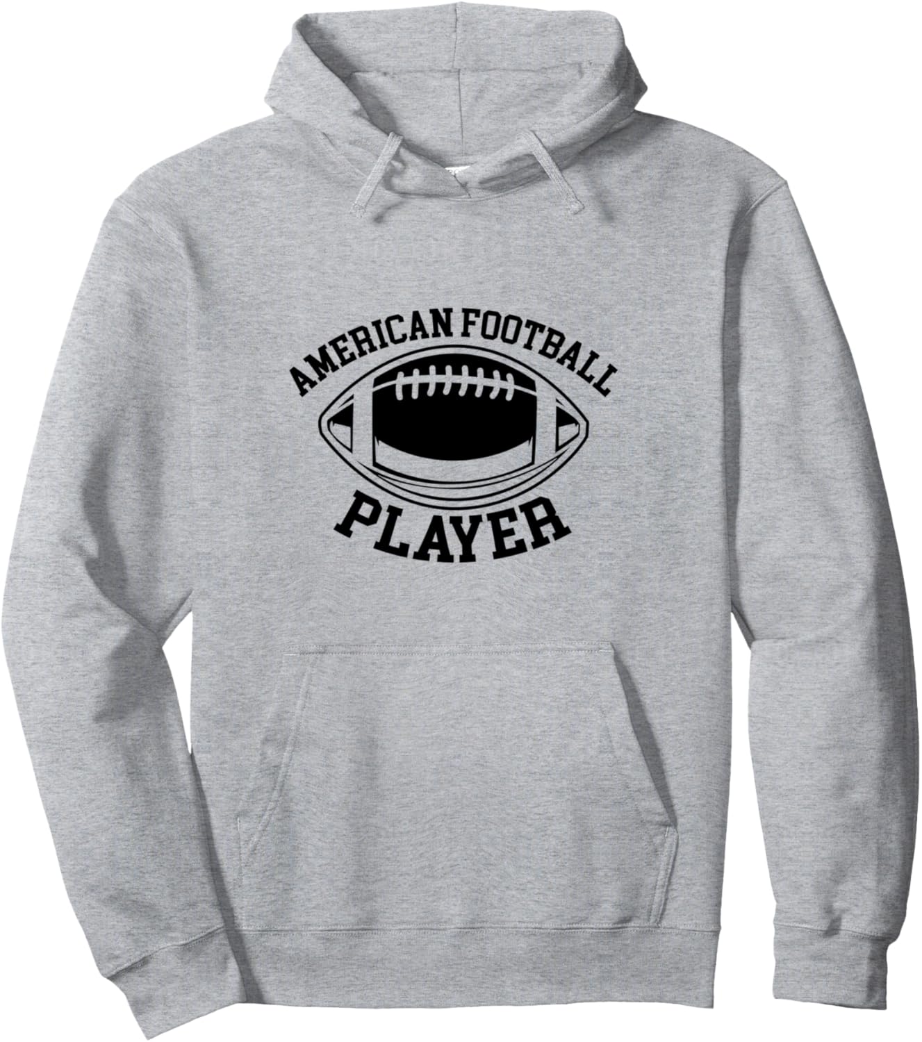 

Худи с изображением американского футболиста American Football Player Football Game, серый