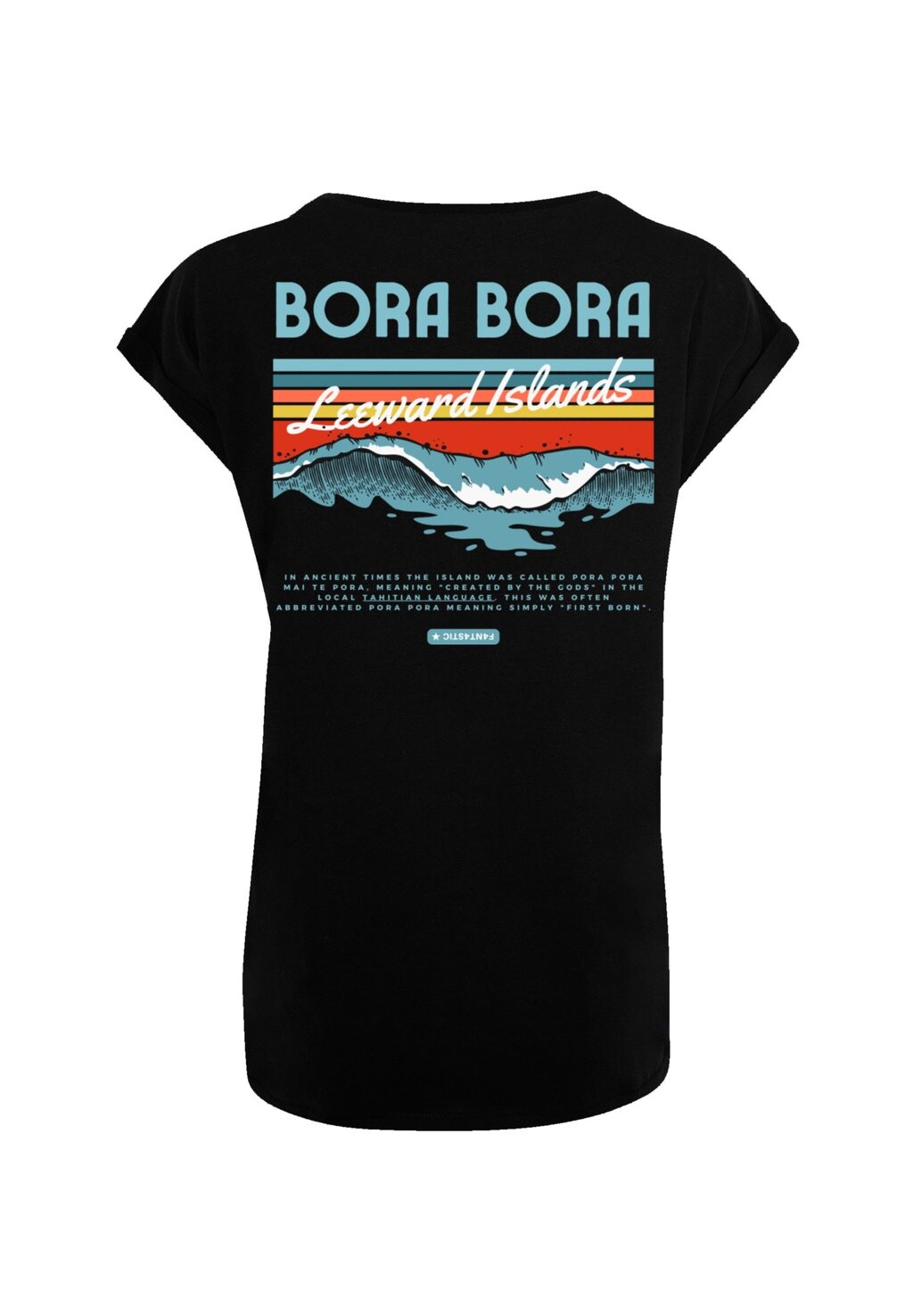 

Футболка с принтом BORA BORA LEEWARDS ISLAND F4NT4STIC, черный