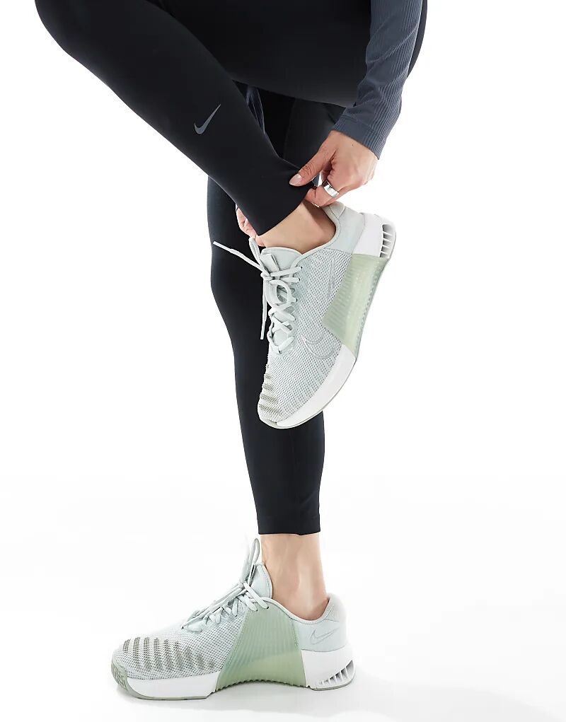 Леггинсы Nike One Training Dri-Fit с высокой посадкой длиной 7/8 черного цвета Nike Training — фото 3