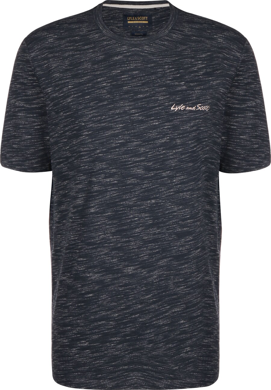 

Классическая футболка Lyle & Scott Shirt Space Dyed, синий