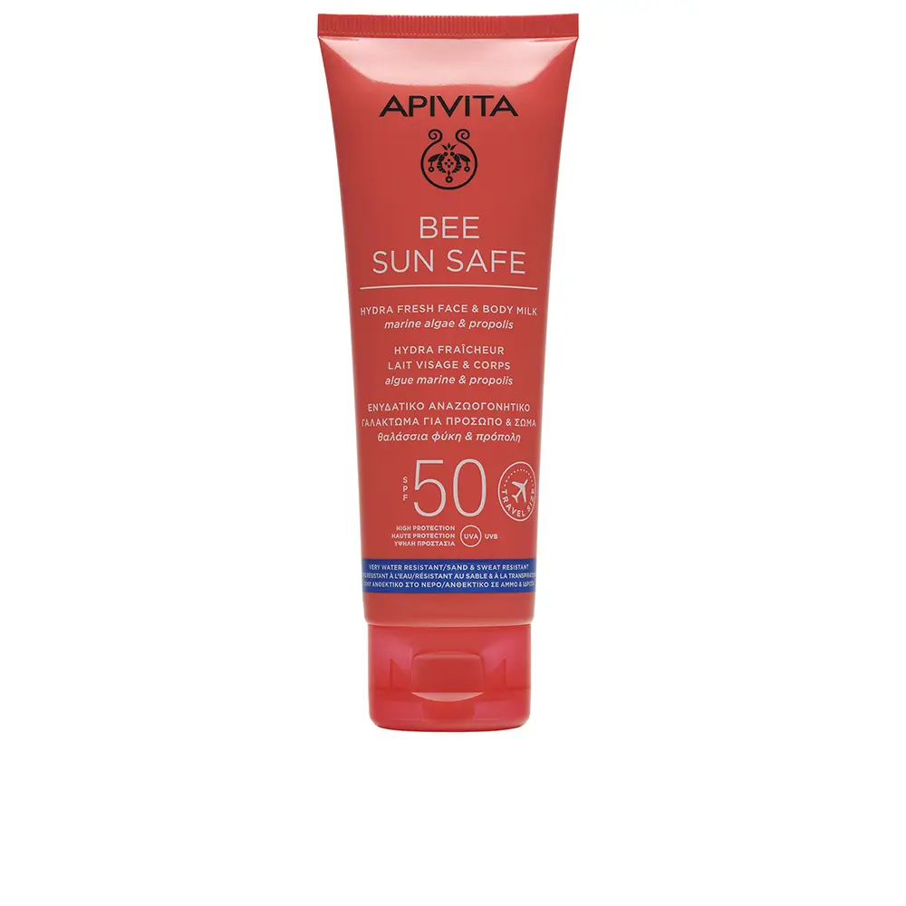 

Солнцезащитный крем Bee Sun Safe Hydra Fresh Leche Para Rostro Y Cuerpo Spf 50 Apivita, 100 мл