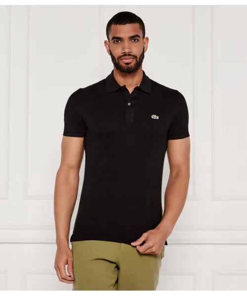 

Футболка поло Slim fit Lacoste, черный