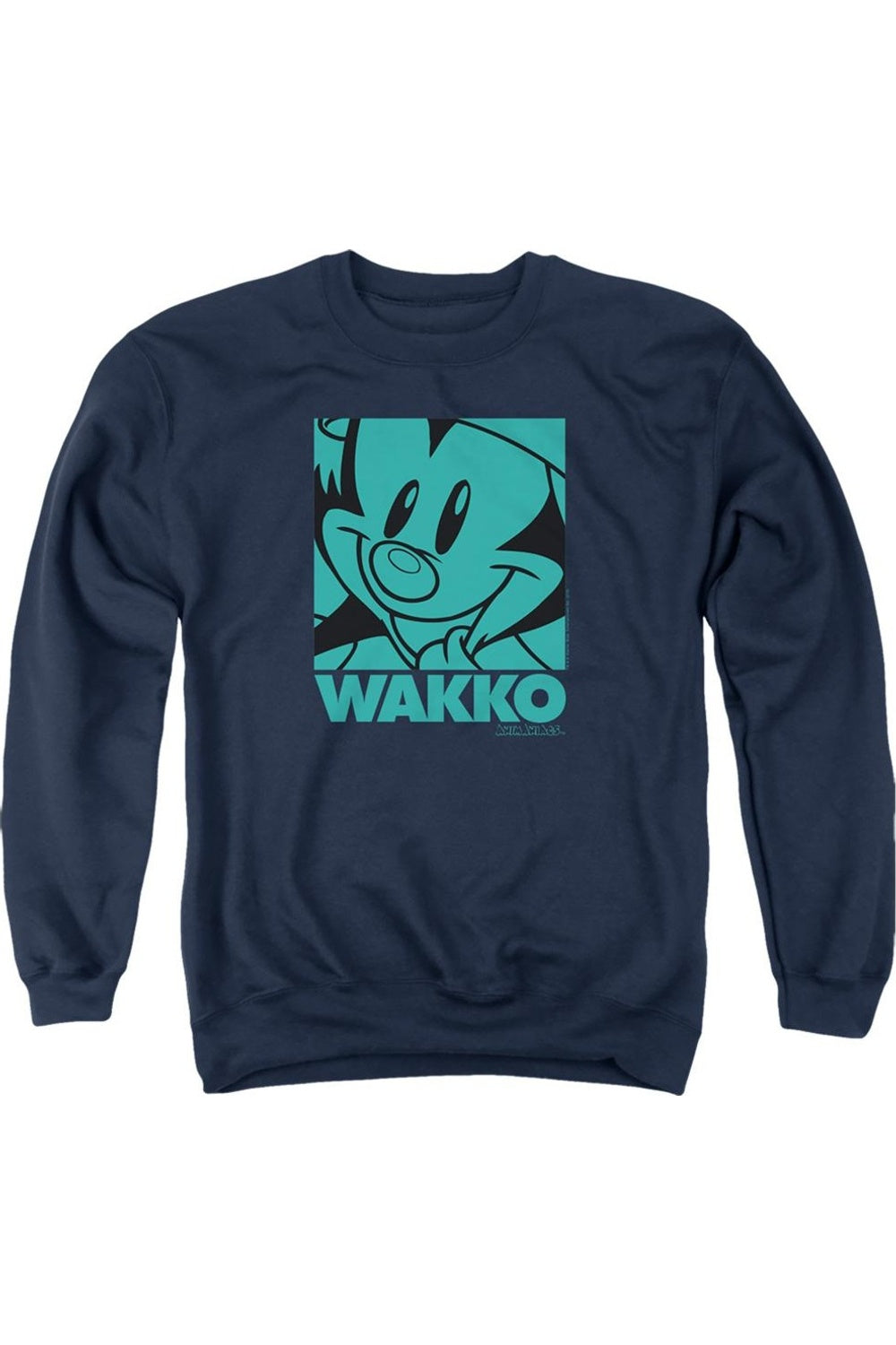 

Толстовка Animaniacs Pop Wakko для взрослых с круглым вырезом Gildan, темно-синий