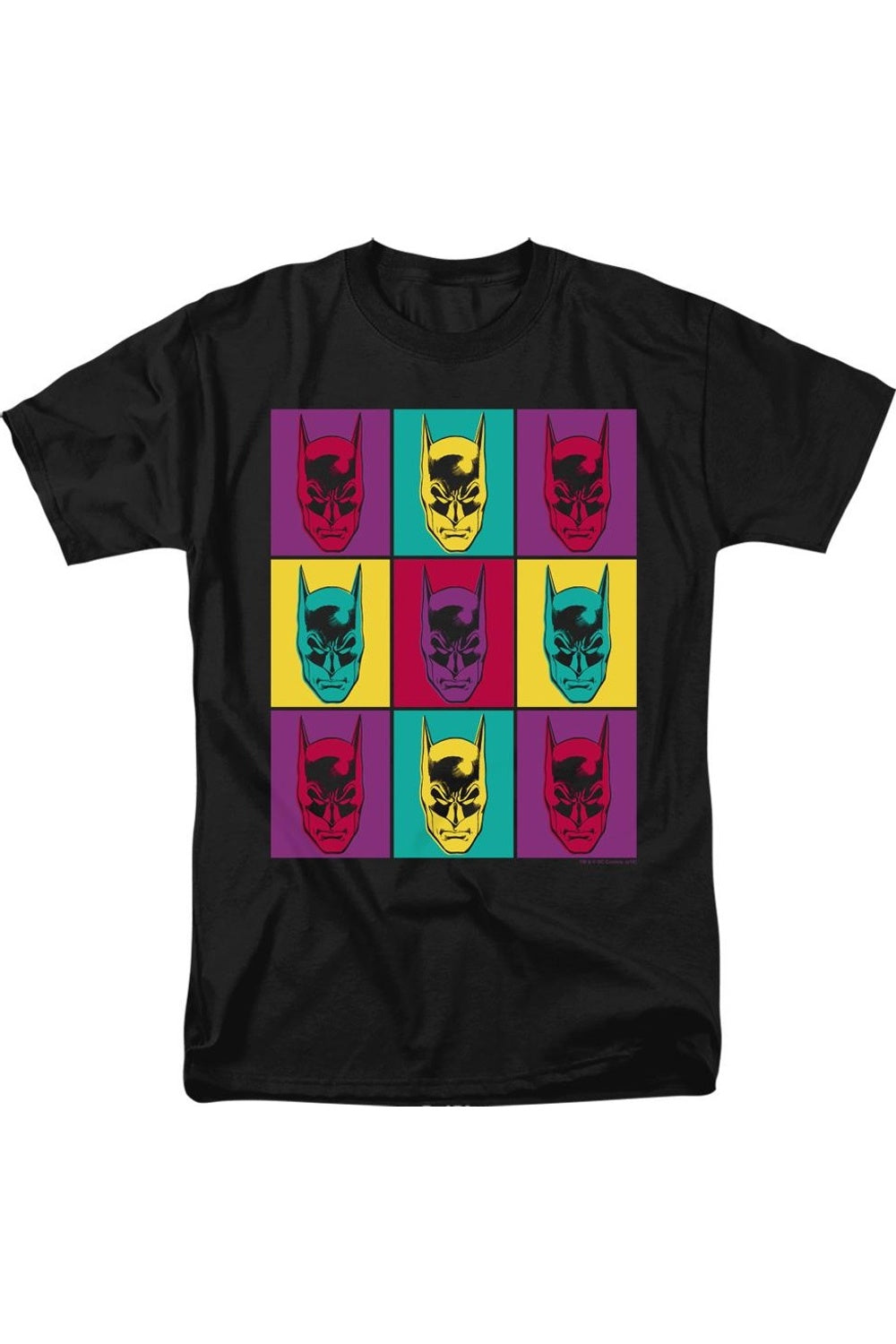 

Футболка с коротким рукавом для взрослых Batman Warhol Batman Gildan, черный