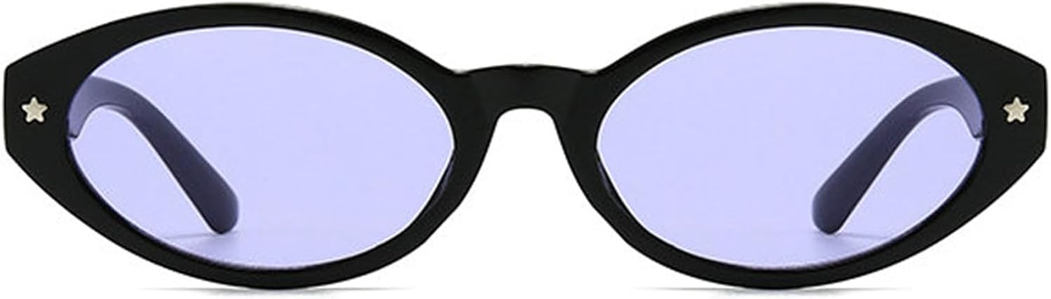 

Солнцезащитные очки COTIA маленького овального размера для женщин и мужчин, летние, в стиле ретро, ​​с асимметричным оправой «кошачий глаз», модные солнцезащитные очки для активного отдыха, Black Purple