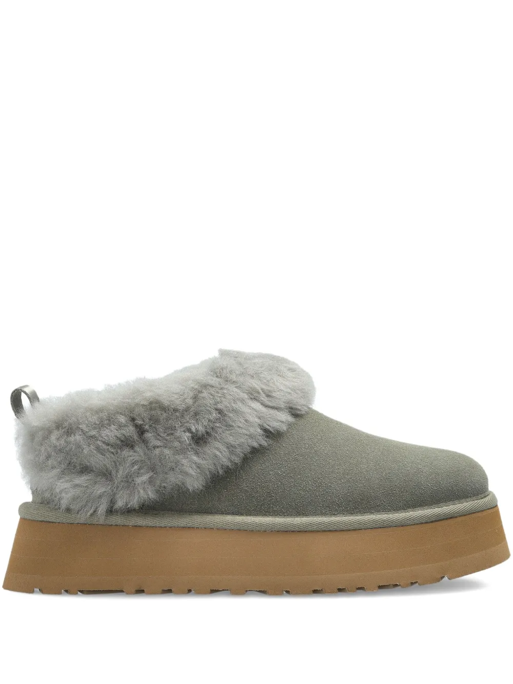 Ботинки на платформе Tazzelle, каблук 45 мм Ugg, зеленый