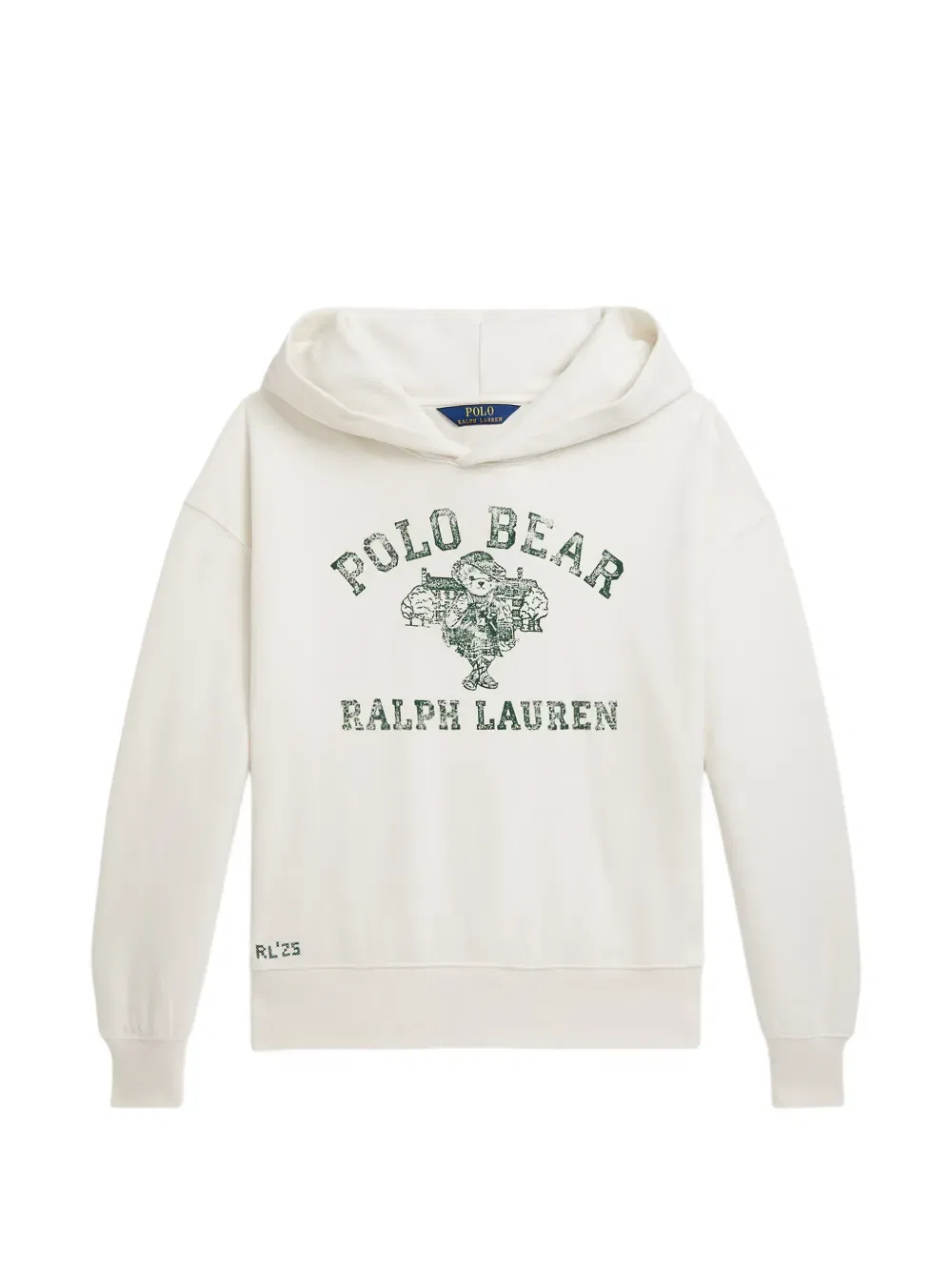 Худи с графическим принтом Polo Ralph Lauren Kids, нейтральный
