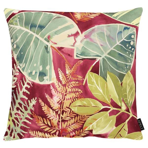 

Декоративная подушка Apelt Jody, 45x45x10 см цвет rot/grün