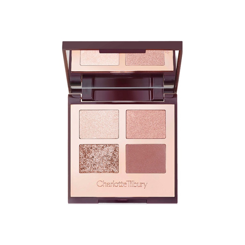 

Charlotte Tilbury CT Luxurious Colors 4 цвета теней для век тон кожи розовый подтон красный коричневый розовый слоновая кость белый теплый коричневый 5,2 г/6 г