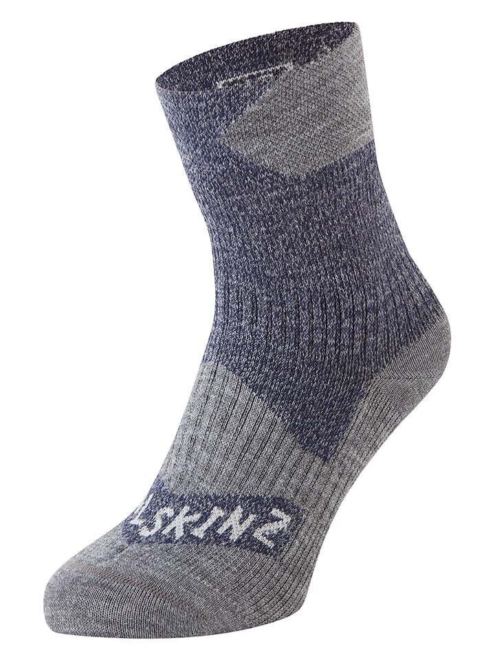 

Носки SEALSKINZ Funktionssocken Bircham, цвет Grau/Dunkelblau