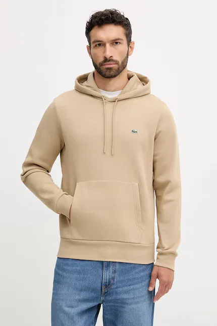 Худи Lacoste Бежевый, базовый стиль