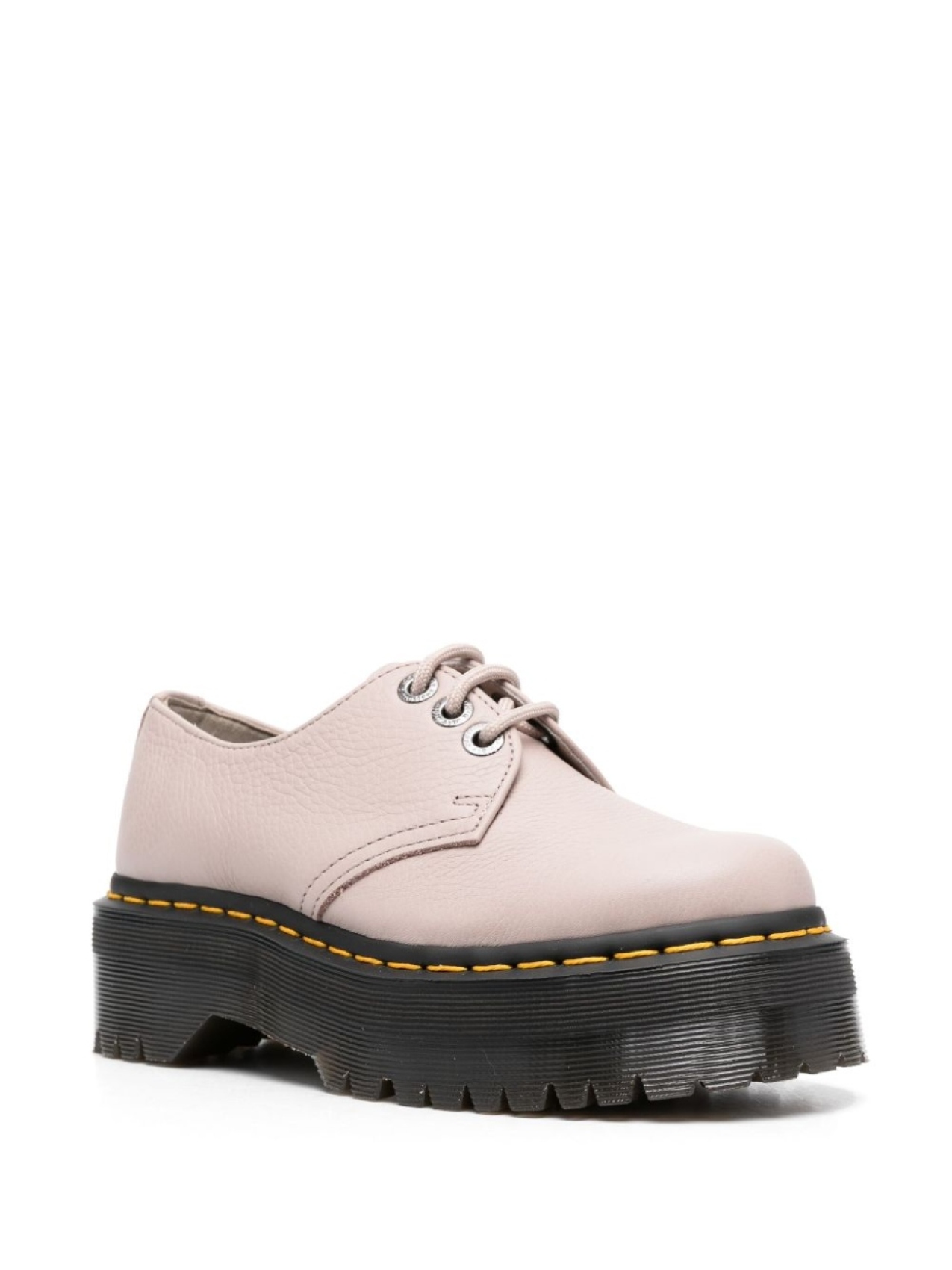 Кожаные туфли Dr. Martens 1461 II Pisa на платформе "Vintage Taupe" — фото 2