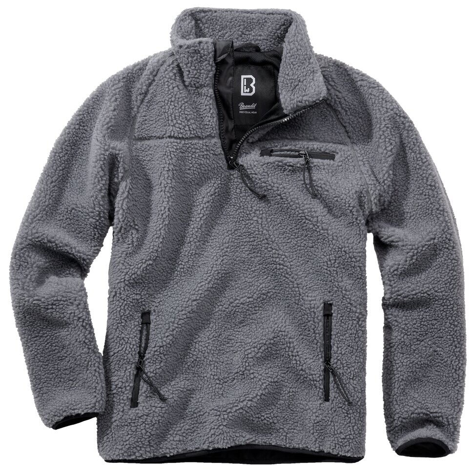 

Толстовка Brandit Zip Kapuzenpullover, цвет anthracite
