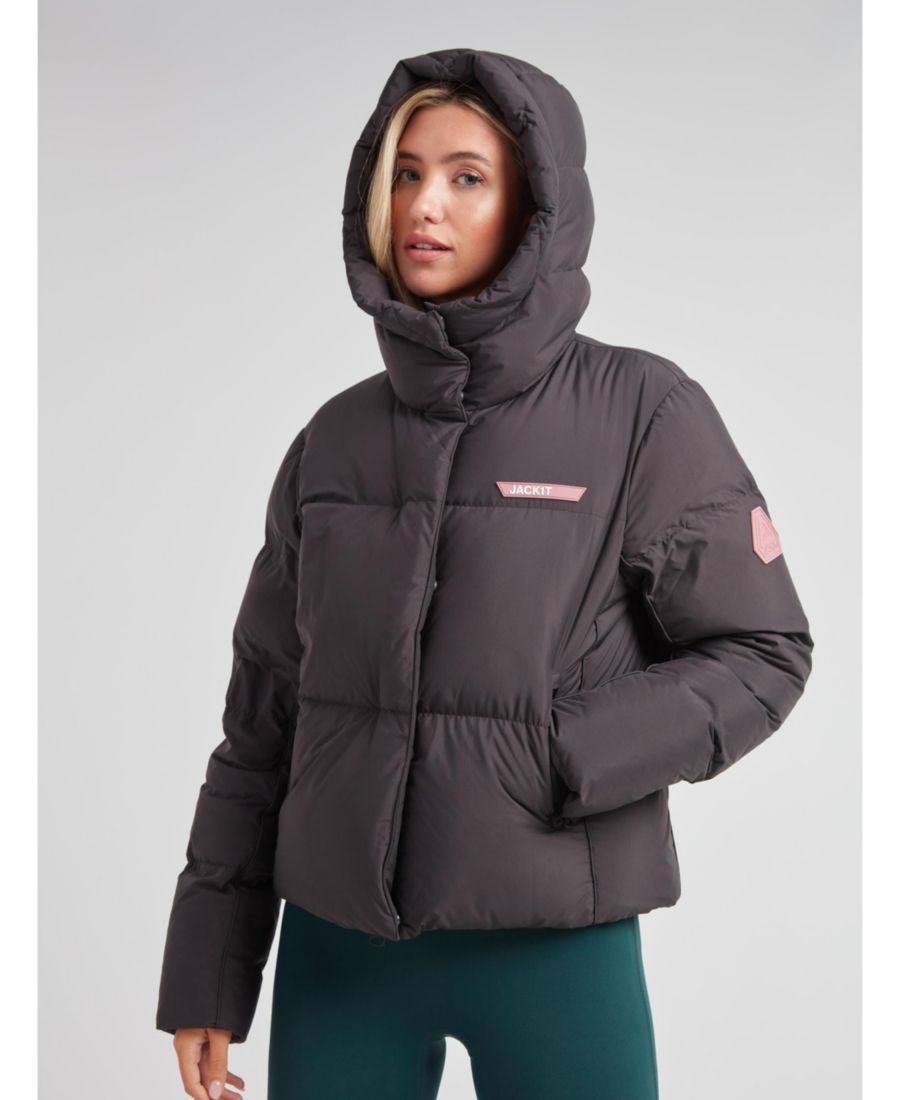 

Женская пуховая куртка Star Shower с длинными рукавами Jack1t, Black