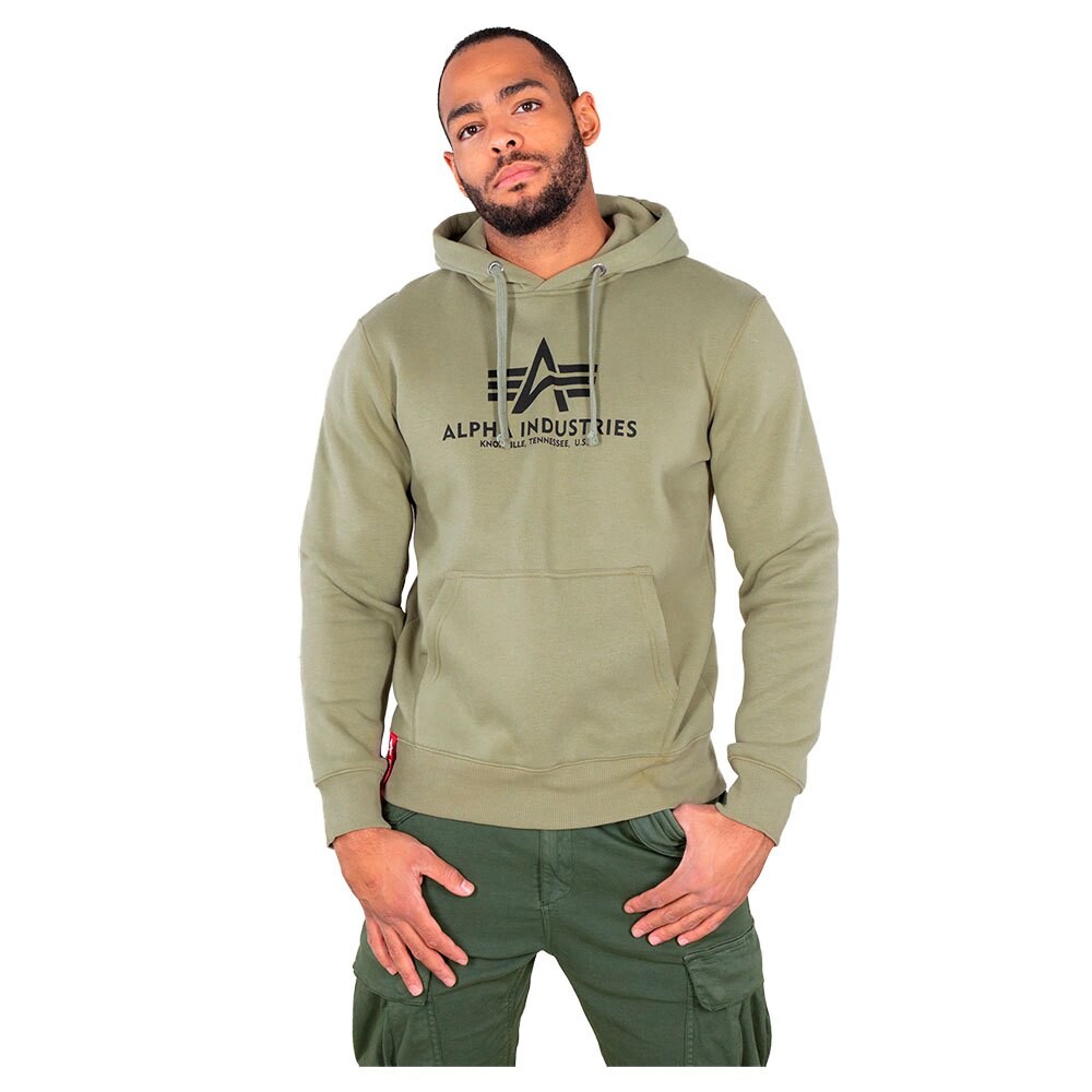 

Худи Alpha Industries Basic, зеленый