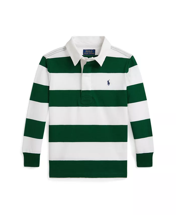 

Малыши и мальчики. Легендарная футболка регби Polo Ralph Lauren, белый