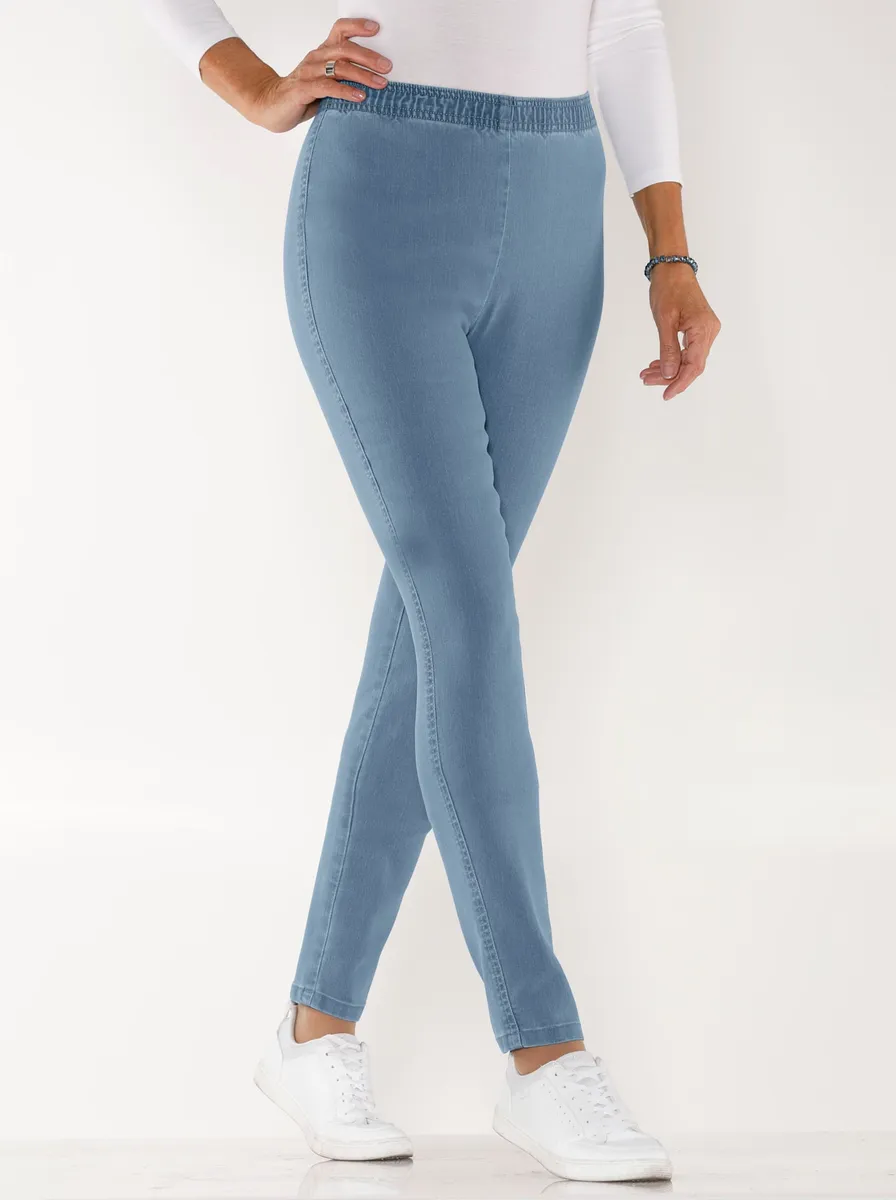 

Джинсы без застежек Classic Basics (1 шт.), цвет Blue-Bleached
