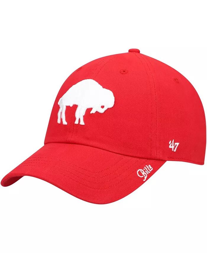 

Женская красная кепка Buffalo Bills Miata Clean Up Legacy Adjustable '47 Brand