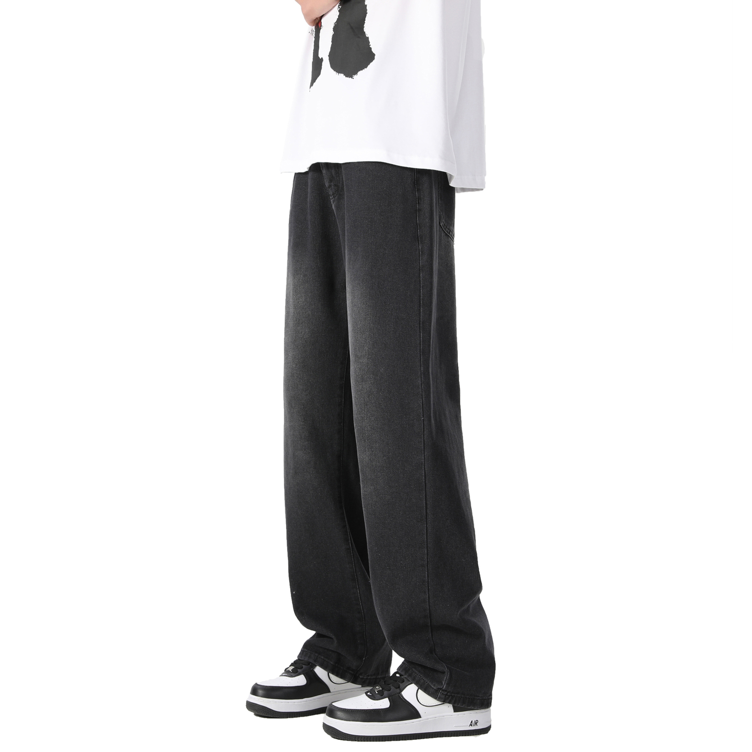 

Джинсы Unisex FIDO DIDO, черно-серые